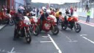 Laverda Corse and friends.  Bikers' Classic Spa 2008