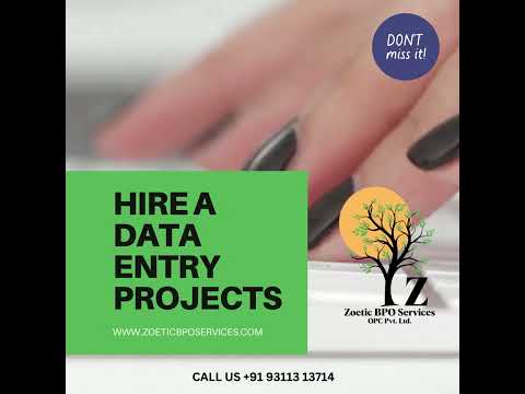 Outsourcing Data Entry Projects
