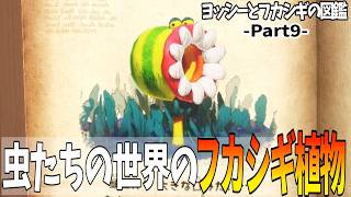 9【ヨッシーとフカシギの図鑑】虫たちの世界のフカシギ植物
