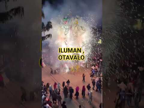 ILUMÁN esta de fiesta y lo celebran de lo grande. Hermosos castillos #Iluman #Otavalo #Imbabura