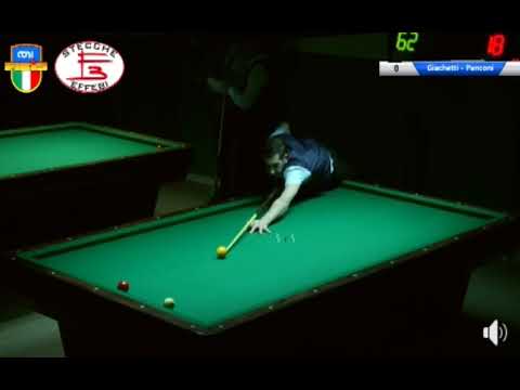 GIACHETTI vs PANCONI - Semifinale 2°Trofeo Biliardo Città di Arezzo Centro Dalfa 2018