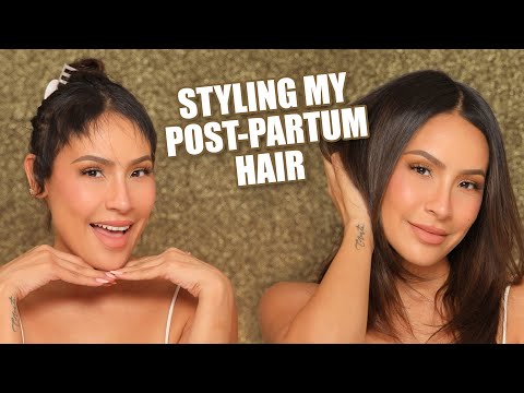 How I Style My  Postpartum Baby Hairs