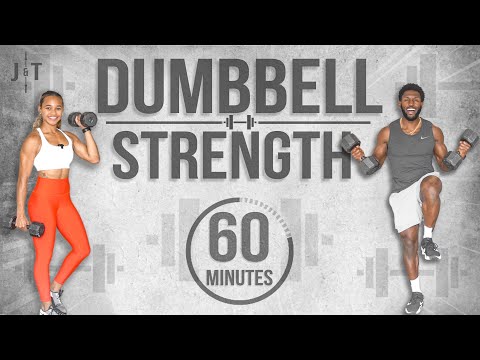 60 Minute Full Body Dumbbell Workout [Strength & Conditioning]
