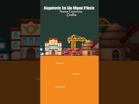 o Rio alagou São Miguel do Oeste!