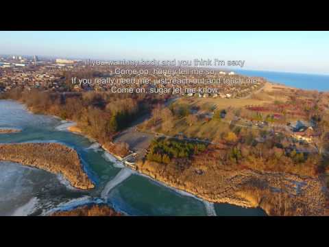 dji Phantom 4. Frozen Duffins Creek, Ajax.