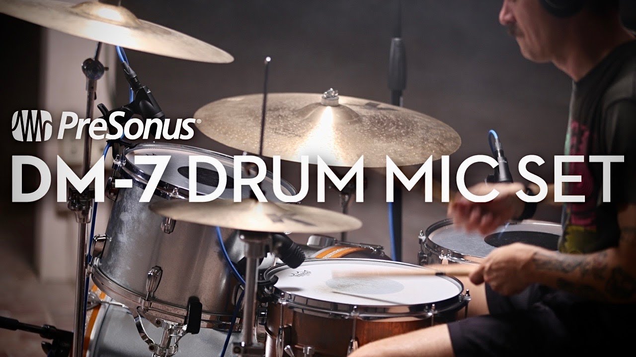 GAM-DM7 Professional Metal Drum Kit Band Drum Microphone Set
