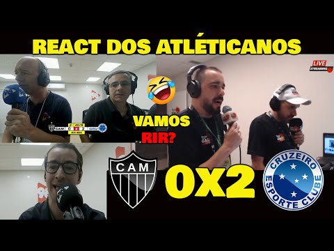 VAMOS RIR? REAÇÕES DOS ATLÉTICANOS - ATLÉTICO-MG 0x2 CRUZEIRO.