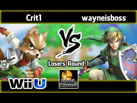 SmashMasters 5 - LOSERS R1 - Crit1 (Fox) VS TCON | wayneisboss (Samus, Link)