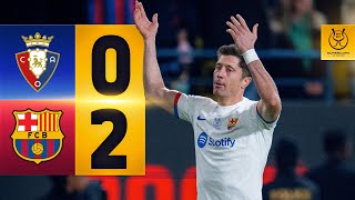 HIGHLIGHTS I OSASUNA 0 vs 2 FC BARCELONA | SPANISH SUPERCUP ????????