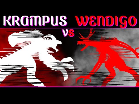 KRAMPUS vs WENDIGO // kaiju bloodbath fight! (Description)