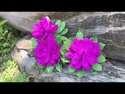 ABC TV | How To Make Paper Flowers With Crepe Paper #38 - Craft Tutorial