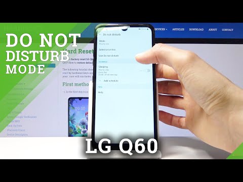 How to Enable Do Not Disturb Mode in LG Q60 – DND Settings