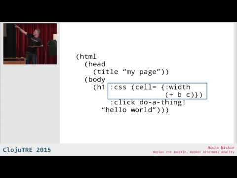 Hoplon and Javelin, WebDev Alternate Reality - Micha Niskin