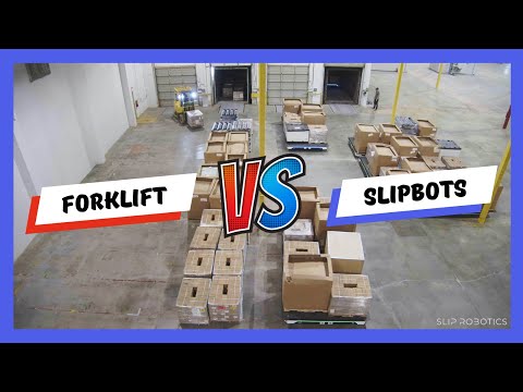 🚚 ⚡ Forklift vs. SlipBot: Truck Loading in 5 minutes