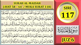 Download lagu MENGAJI AL-QURAN JUZ 6 : SURAH AL-MAIDAH (AYAT 58-4 / MUKA SURAT 118) mp3 Download lagu MENGAJI AL-QURAN JUZ 6 : SURAH AL-MAIDAH (AYAT 58-4 / MUKA SURAT 118) mp3