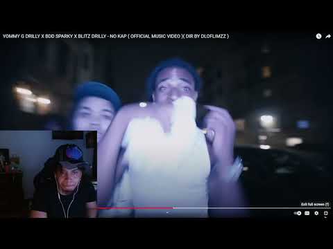 YOMMY G DRILLY X BDD SPARKY X BLITZ DRILLY - NO KAP (Ambitious Reacts)