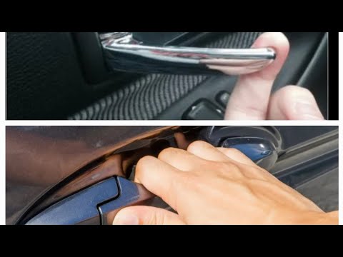 car door won't open from inside or outside.