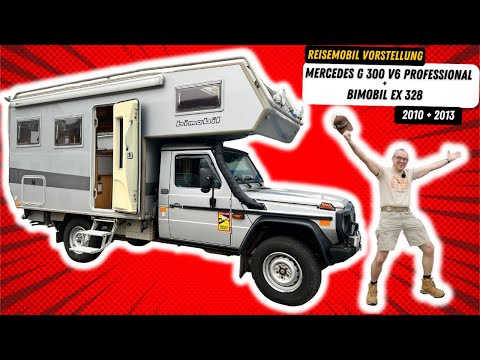 Bimobil EX 328 camper on Mercedes G 300 Professional - the premium long-distance motorhome
