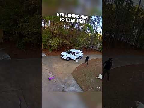 This dad saved his daughter and she tried to save him too ❤️