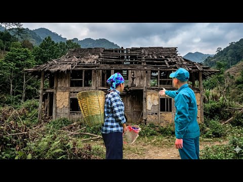 Single mother renovated an abandoned house and started her life anew from scratch.