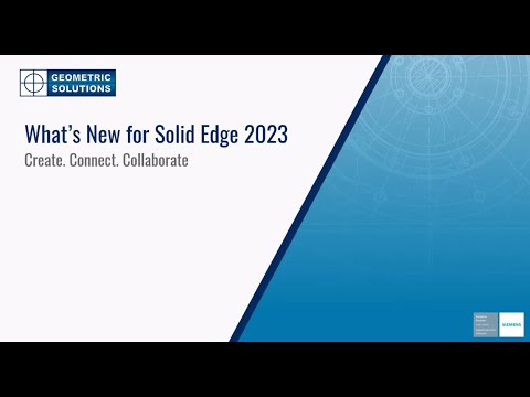 What's New Solid Edge 2023 Part 1