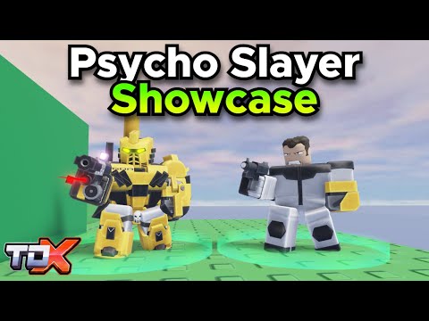 TDX Psycho Slayer Showcase (Stats, Abilities, Gameplay) - Tower Defense X Roblox