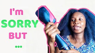 Ugly Truth About The Revlon One Step Hair Dryer and Styler Brush on 4c Hair  Part 2
