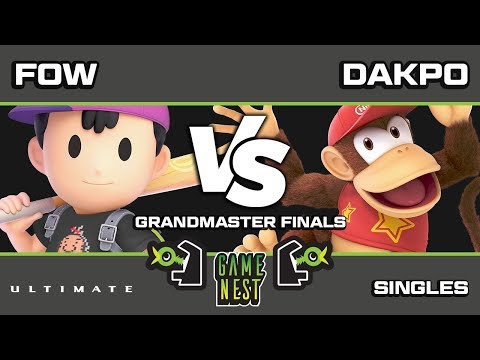 Game Nest Smash It Up: TLOC | Dakpo (Diddy Kong) vs FOW (Ness) - Grandmaster Finals