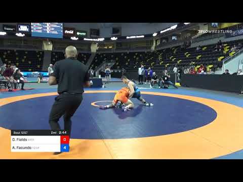 74 Kg Consolation - Derek Fields, Arsenal Wrestling Club Vs Alex Facundo, Team Donahoe