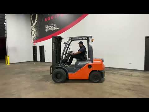 2015 TOYOTA 8FDU25 5,000LB PNEUMATIC DIESEL FORKLIFT STK 12513
