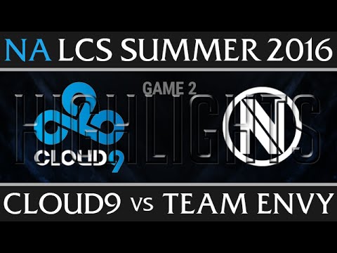 Cloud 9 vs Envy Game 2 Highlights - NA LCS Week 4 Day 2 Summer 2016 - C9 vs NV G2