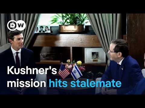 Kushner's latest Middle East trip to push Trump's Gaza peace plan hits dead end | DW News