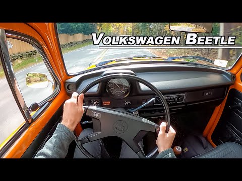 1974 Volkswagen Beetle - 1600cc Air Cooled Nostalgia (POV Binaural Audio)