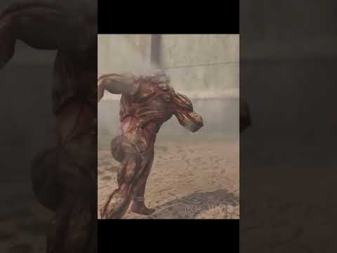 Armored Titan ( Attack on Titan) 3d Animation #3d #animation #attackontitan #anime #vfx #aot #shorts