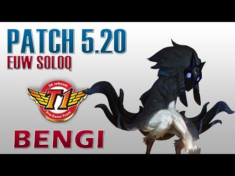 SKT T1 Bengi - Kindred Jungle - EUW SoloQ