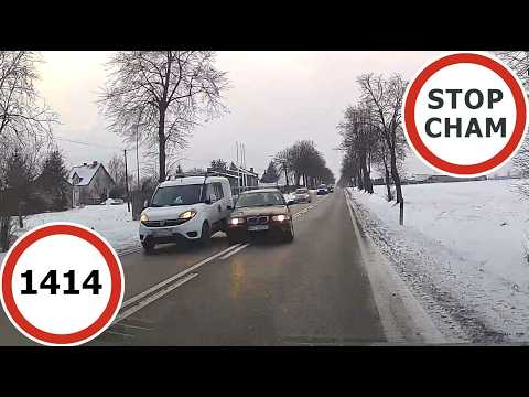 Stop Cham #1414 - Niebezpieczne i chamskie sytuacje na drogach