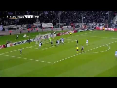PAOK 0-2 Vidi Stopira Goal Europa League