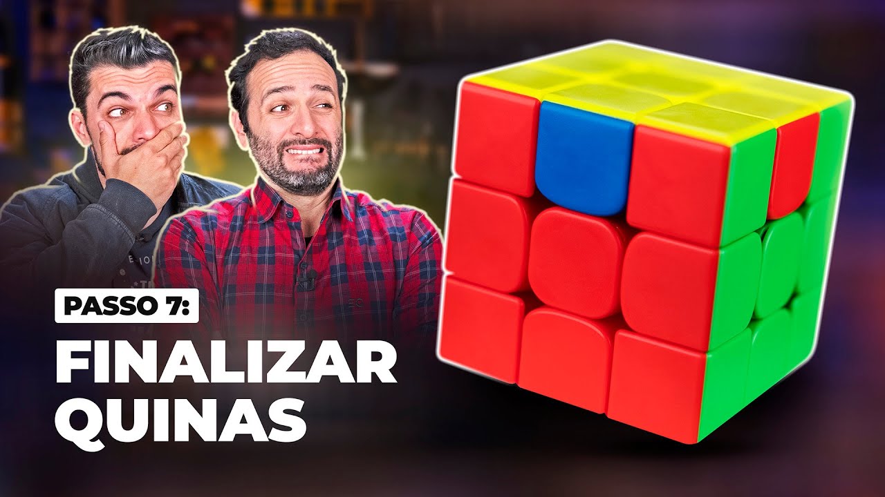 COMO montar um CUBO MÁGICO - Passo 7: Arrumar quinas