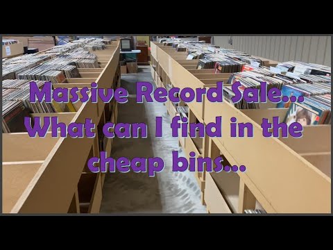 Record sale cheap bin finds! What can I find... Building a good record collection for cheap