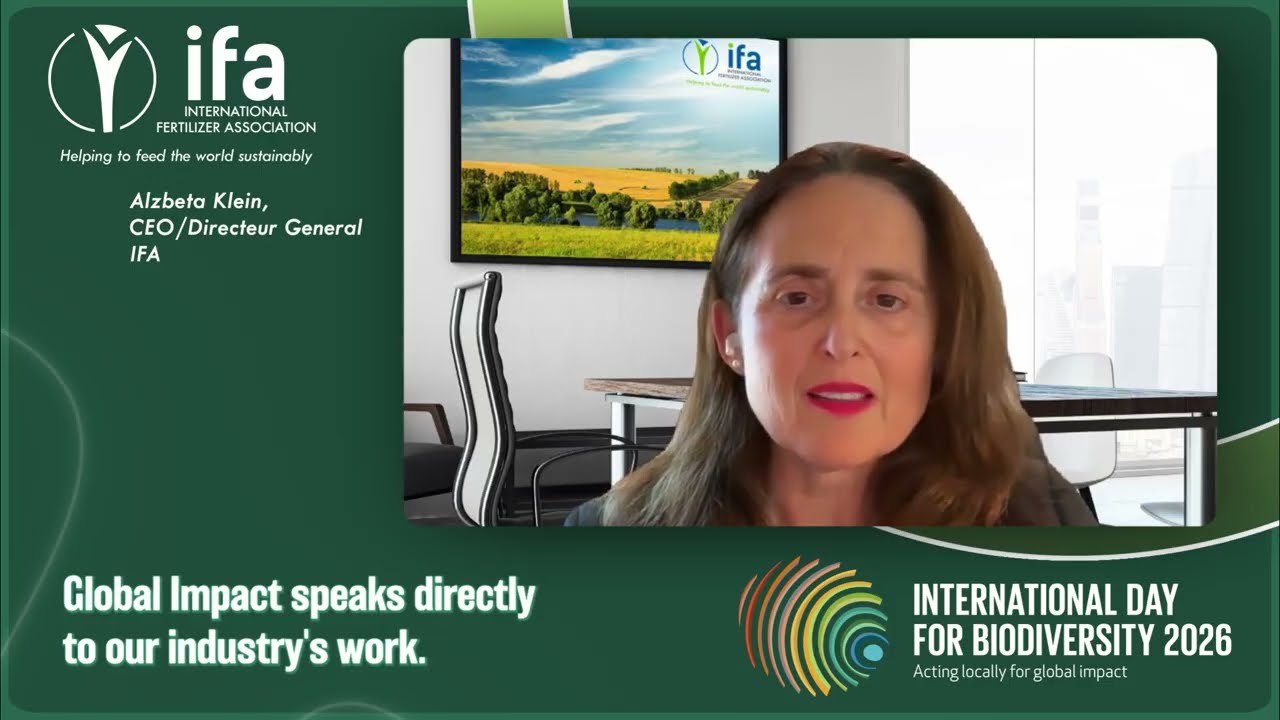 IDB 2026 - Alzbeta Klein -  CEO and Director General, International Fertilizer Association