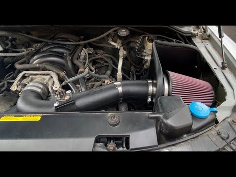 K&N Cold Air Intake Installation & Road Test - 2004 Nissan Titan