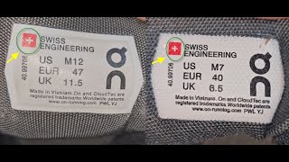 On cloud x sneakers real vs fake. How to spot original On Cloud x trainers footwear