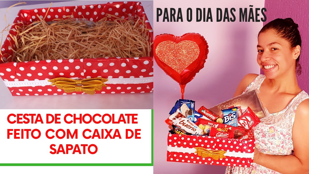 COLAB: COMO FAZER CESTA COM CAIXA DE SAPATO