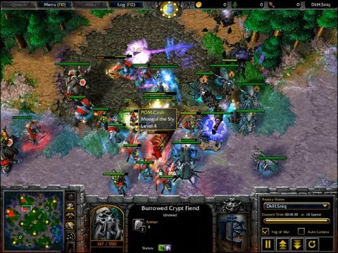 WarCraft 3: DkH.Rain (UD) vs POM.Cash (OC) - WC81