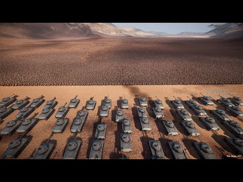 500 US TANKS vs 1 MILLION SPARTANS - Ultimate Epic Battle Simulator 2 UEBS2