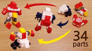 Three fighter jets combine to form 3 different robots depending on the combination! Introducing Fighter Bot 3!
