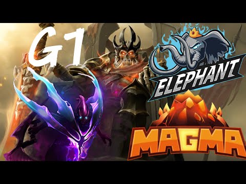 Elephant vs MagMa g1 - Magnus, Lina, Dark Seer vs Mars, Spectre, DP - Ti10 dota2