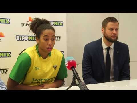 2020.12.19. Sopron Basket - Vasas Akadémia, Megan Walker értékel