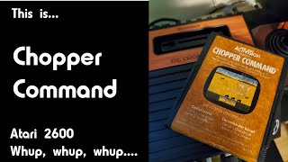 This is Chopper Command for the Atari 2600