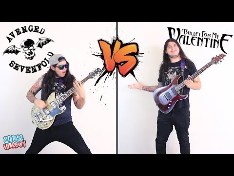 AVENGED SEVENFOLD vs BULLET FOR MY VALENTINE (Guitar Riffs Battle)